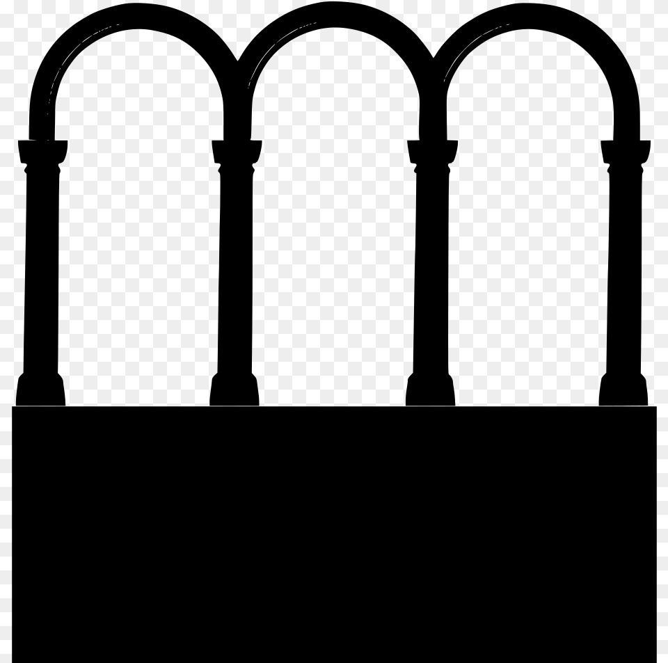 Arch Arcade Architecture, Gray Png Image