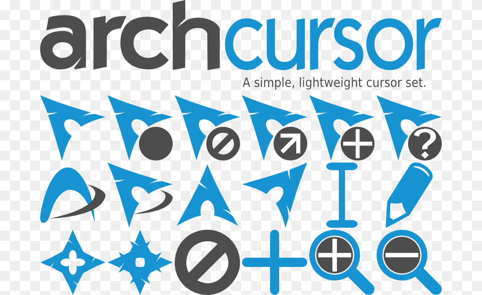 Arch Linux Cursor, Symbol, Text Png
