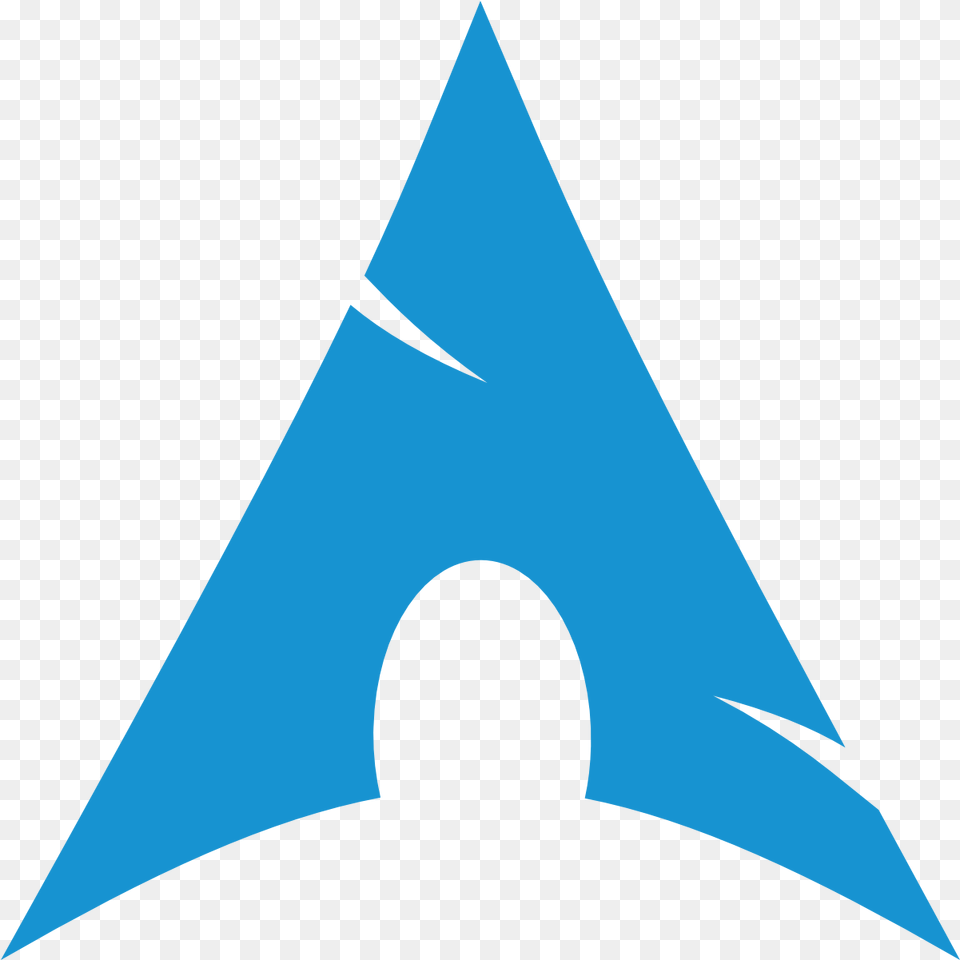 Arch Linux Logo Arch Linux Icon, Triangle, Animal, Fish, Sea Life Free Png