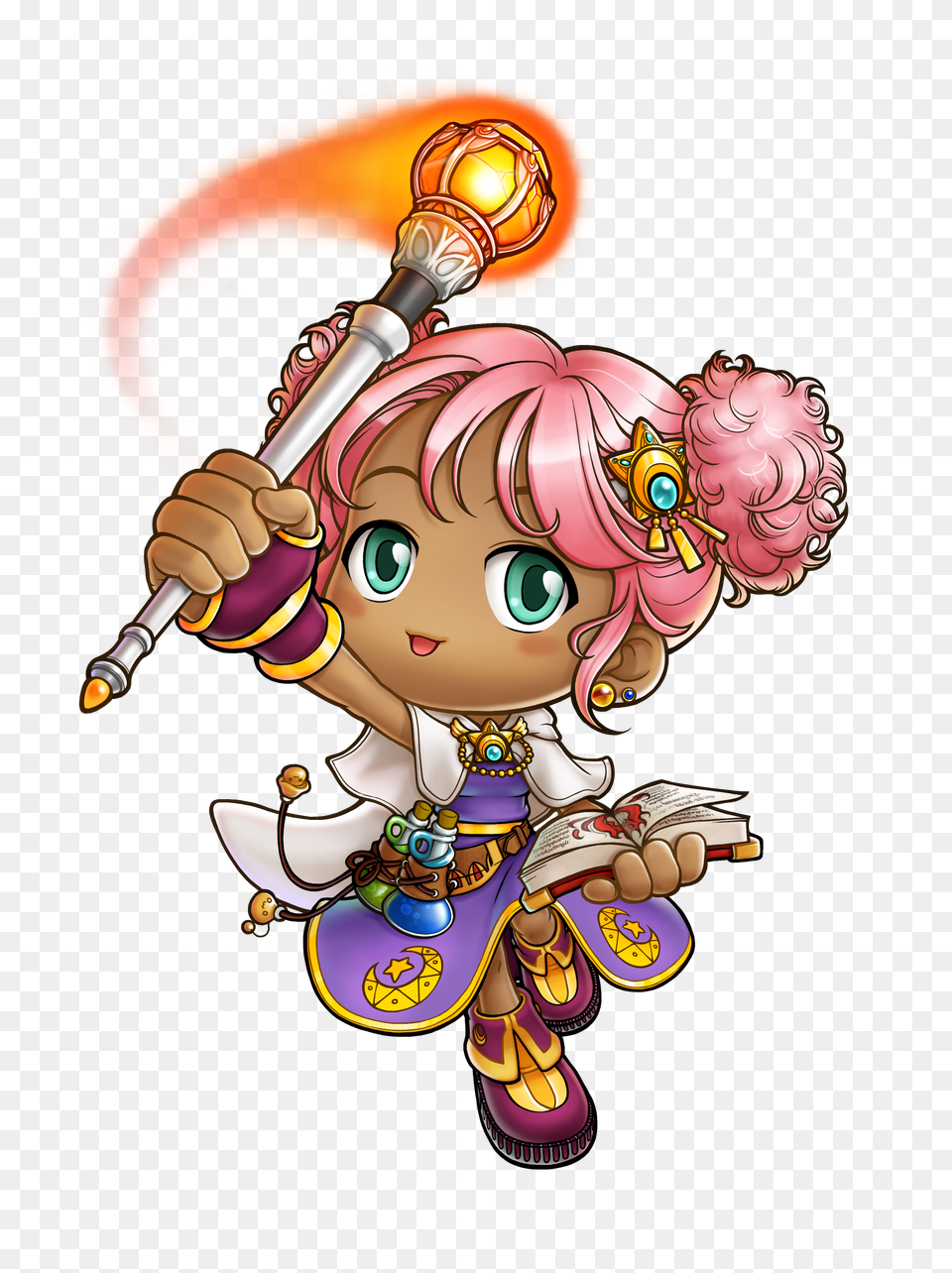 Arch Mage Fire Poison Maplestory Maplestory Fire Poison Mage, Book, Comics, Publication, Art Free Png Download