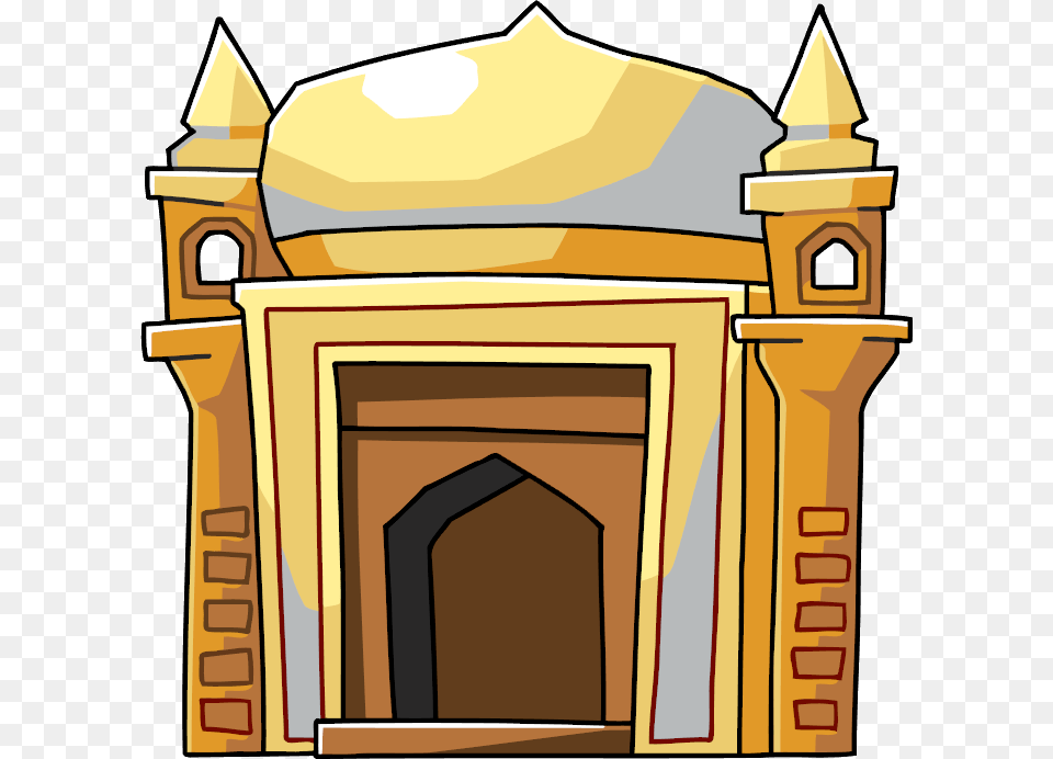 Arch Of Mosque Clipart Scribblenauts Places, Architecture, Building, Dome, Tomb Free Png Download