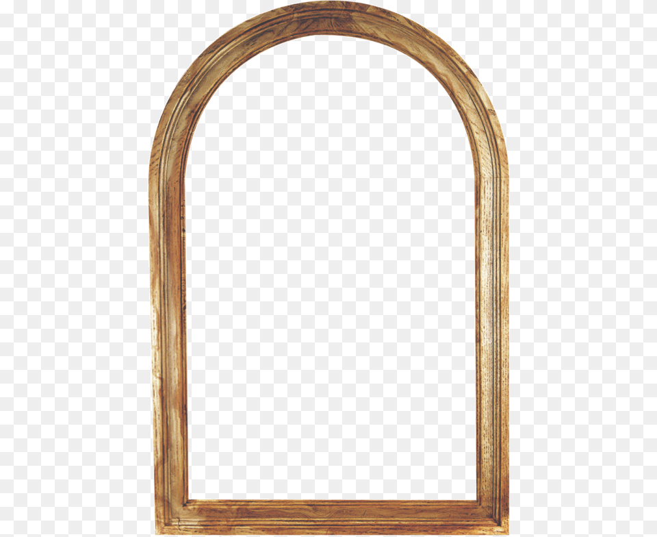 Arch Wood Frame Arch Mirror, Architecture Free Png Download