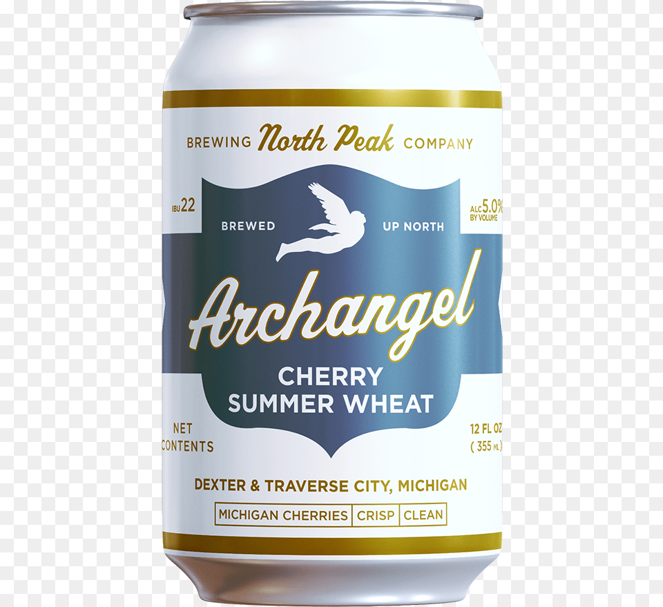 Archangel Web Can North Peak Archangel Summer Wheat, Alcohol, Beer, Beverage, Lager Free Transparent Png