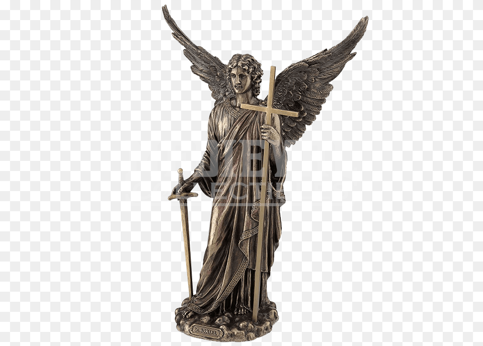 Archangel Zadkiel Of Mercy Statue, Bronze, Adult, Wedding, Person Free Transparent Png