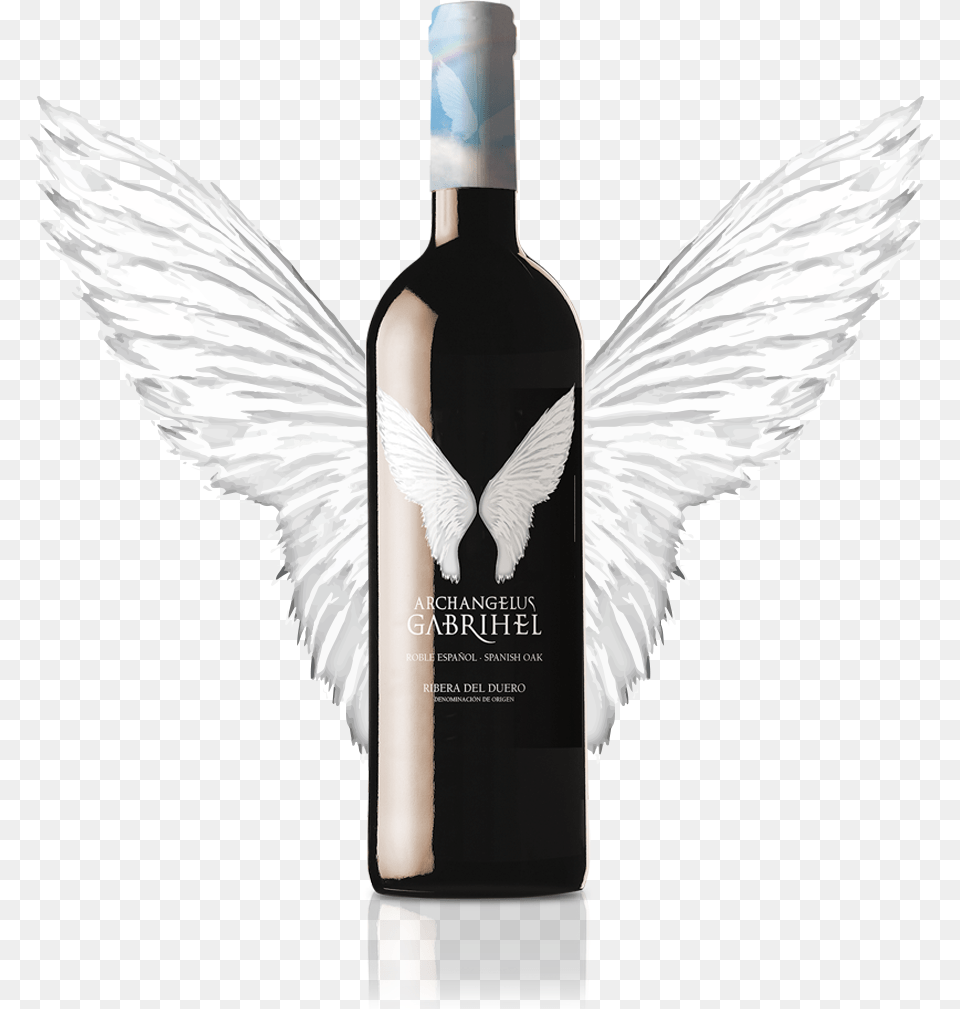 Archangelus Gabrihel Botella Alas, Alcohol, Beverage, Liquor, Bottle Free Png