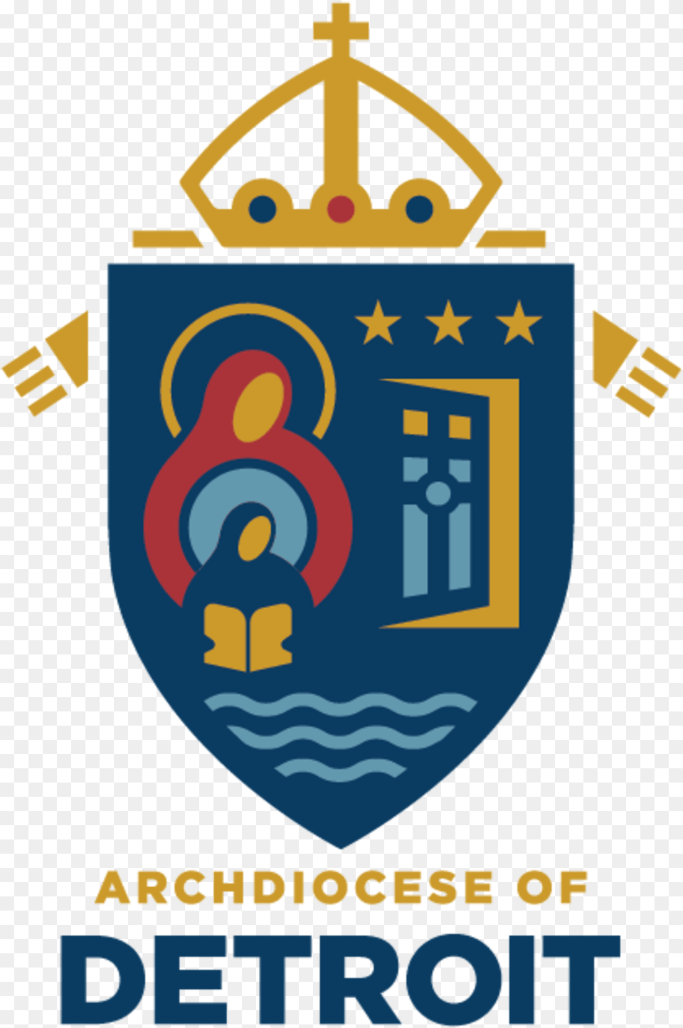 Archdiocese Of Detroit Seal, Cross, Symbol, Armor Free Png