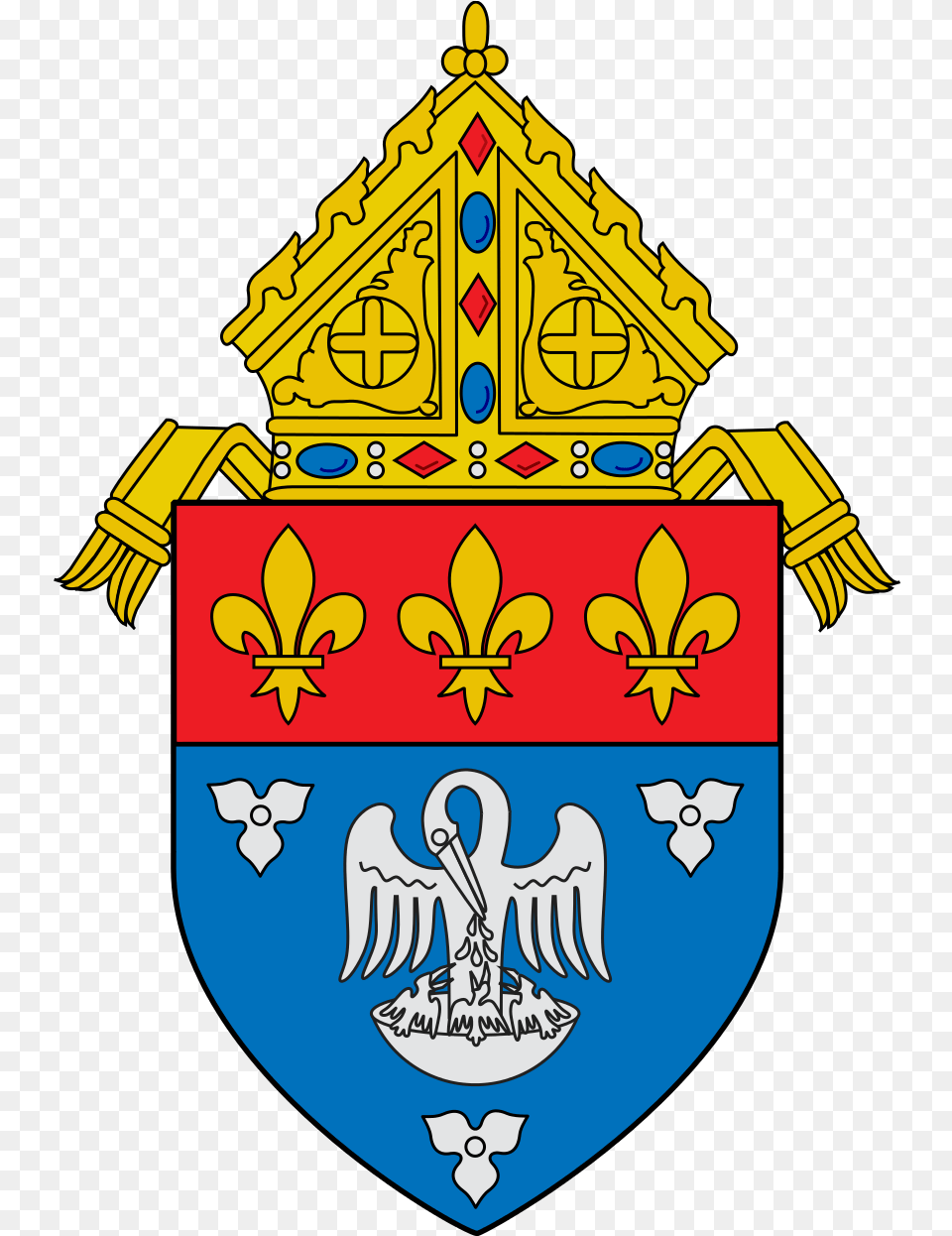 Archdiocese Of New Orleans Schools New Orleans Coat Of Arms, Armor, Logo, Emblem, Symbol Png