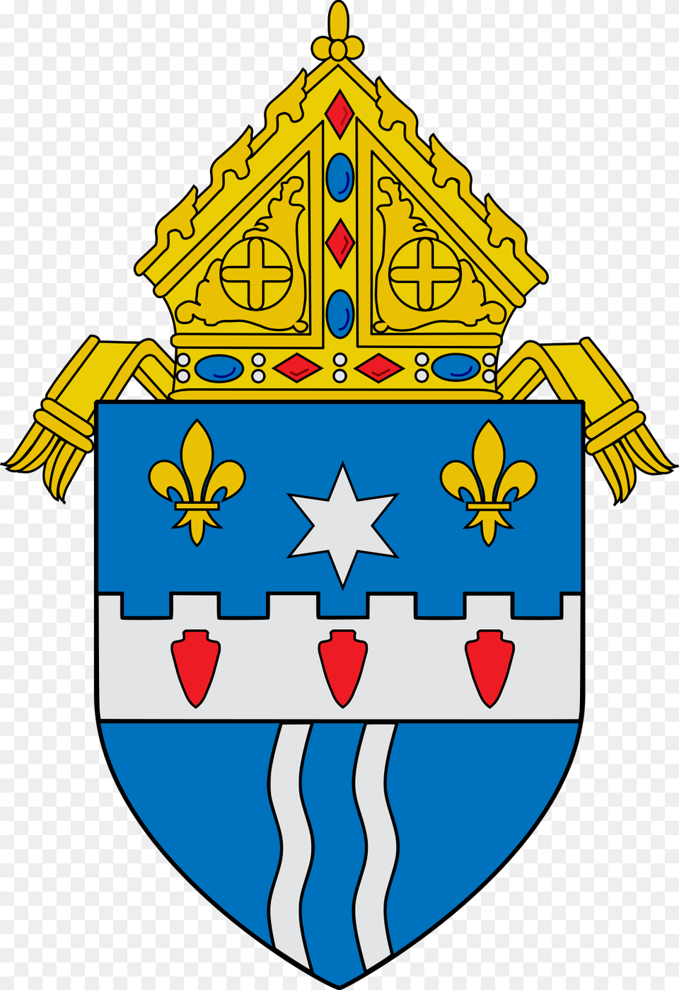 Archdiocese Of Newark Coat Of Arms, Armor, Shield Png