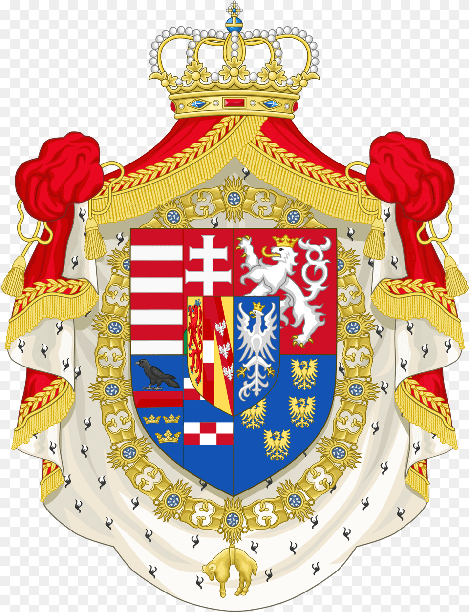 Archduke Franz Ferdinand Coat Of Arms, Armor, Animal, Bird, Shield Free Png