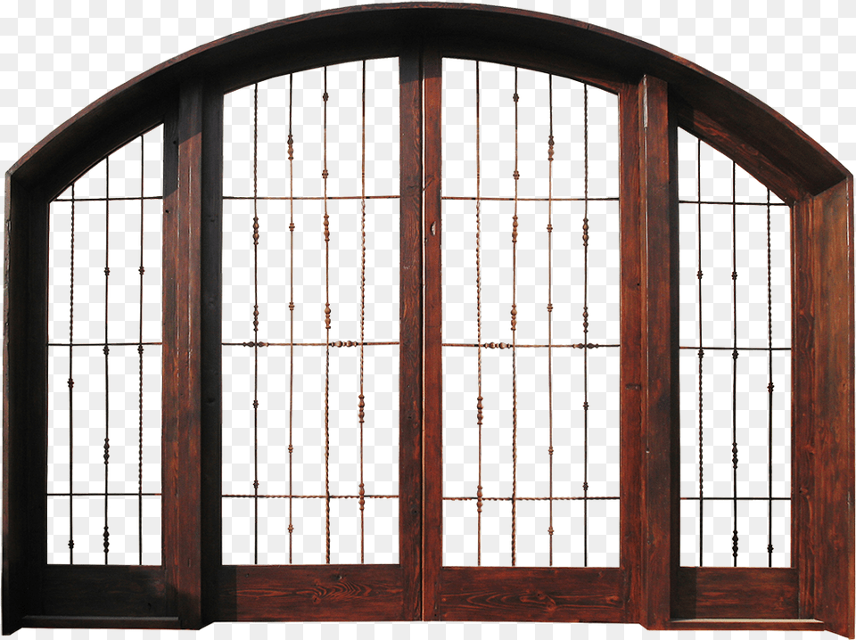 Arched Door With Grill Work Home Door, Gate, Architecture, Building, Housing Png Image