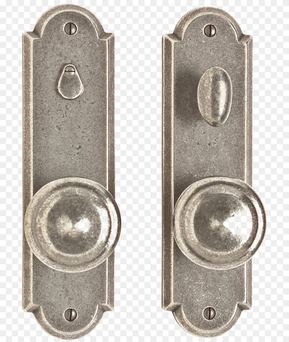 Arched Privacy Set Home Door, Handle, Bronze Png