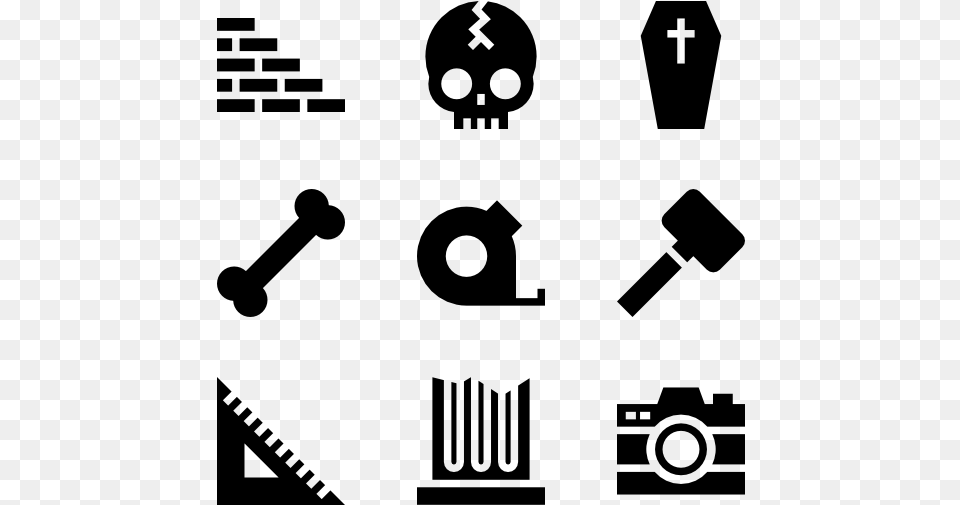 Archeology Fair Icon, Gray Free Png
