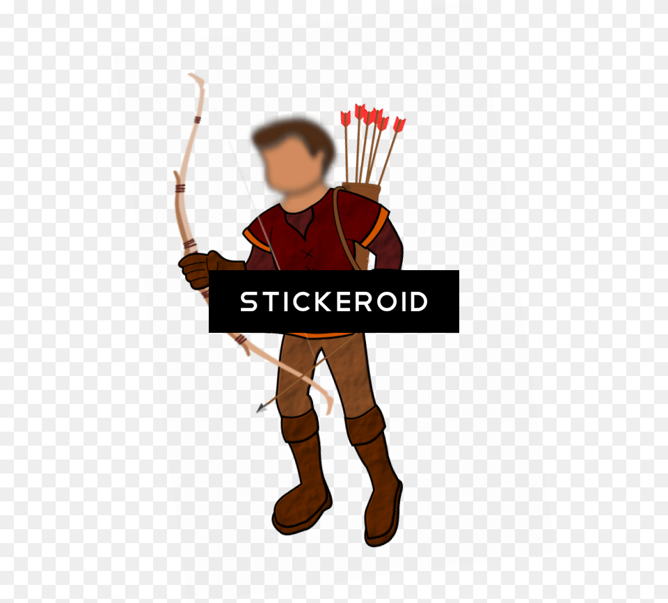 Archer, Weapon, Boy, Child, Person Free Png