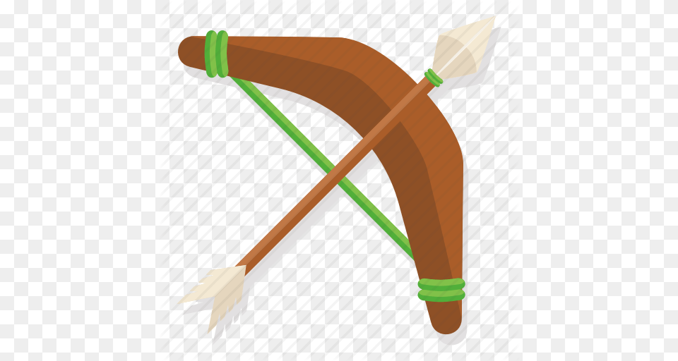 Archer Arrow Bow Hunt Hunter Tribal Weapon Icon Png Image