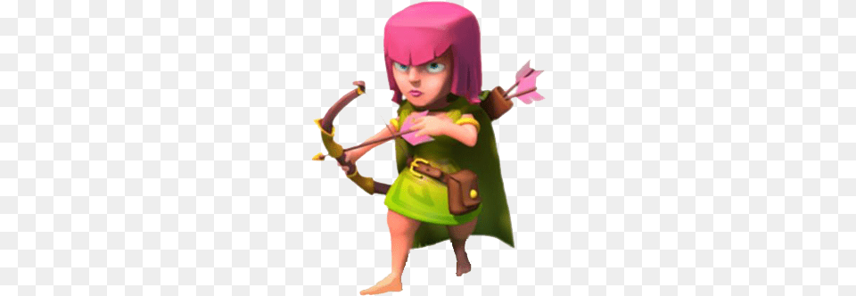 Archer Clash Of Clans Archers Clash Of Clans, Clothing, Costume, Person, Baby Free Transparent Png