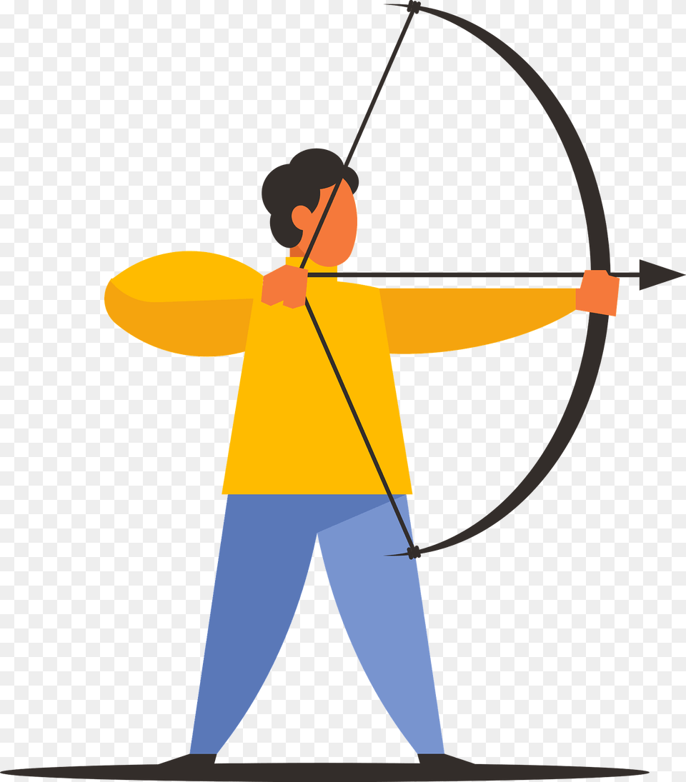 Archer Clipart, Archery, Bow, Sport, Weapon Free Transparent Png