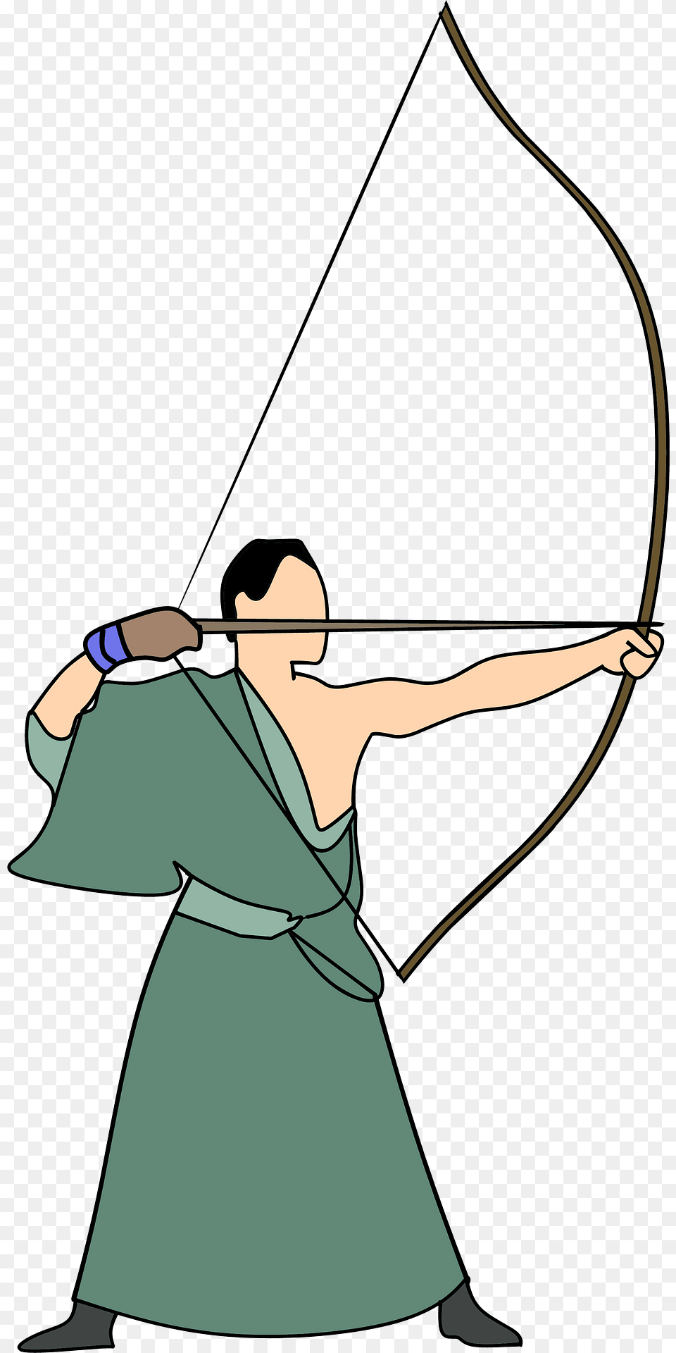 Archer Clipart, Archery, Bow, Person, Sport Png