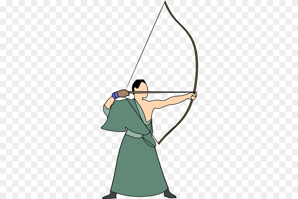 Archer Clipart In Or Vector Format Arrow, Archery, Bow, Person, Sport Free Png Download