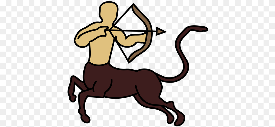Archer Color Clip Art, Weapon, Bow, Animal, Kangaroo Png