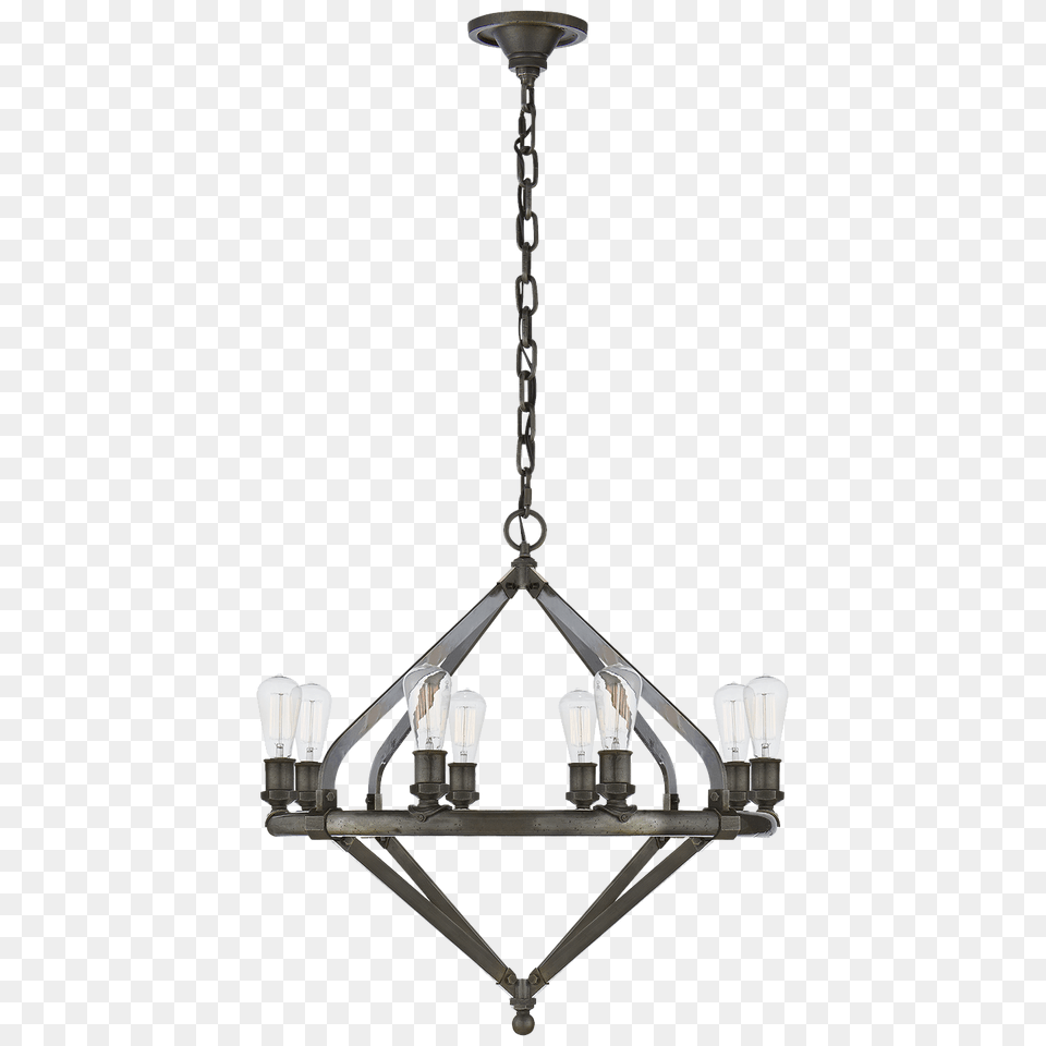 Archer Medium Chandelier, Lamp, Light Fixture Png Image