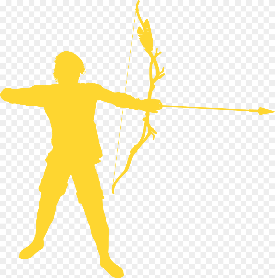 Archer Silhouette, Adult, Male, Man, Person Free Png Download
