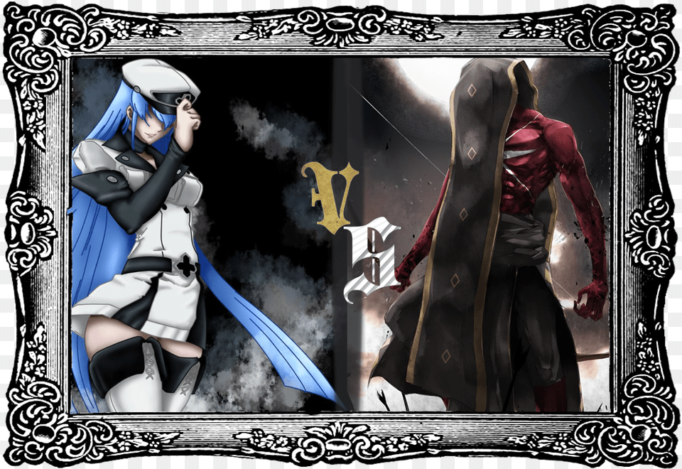 Archer V Esdeath Picture Frame, Adult, Person, Female, Woman Free Transparent Png