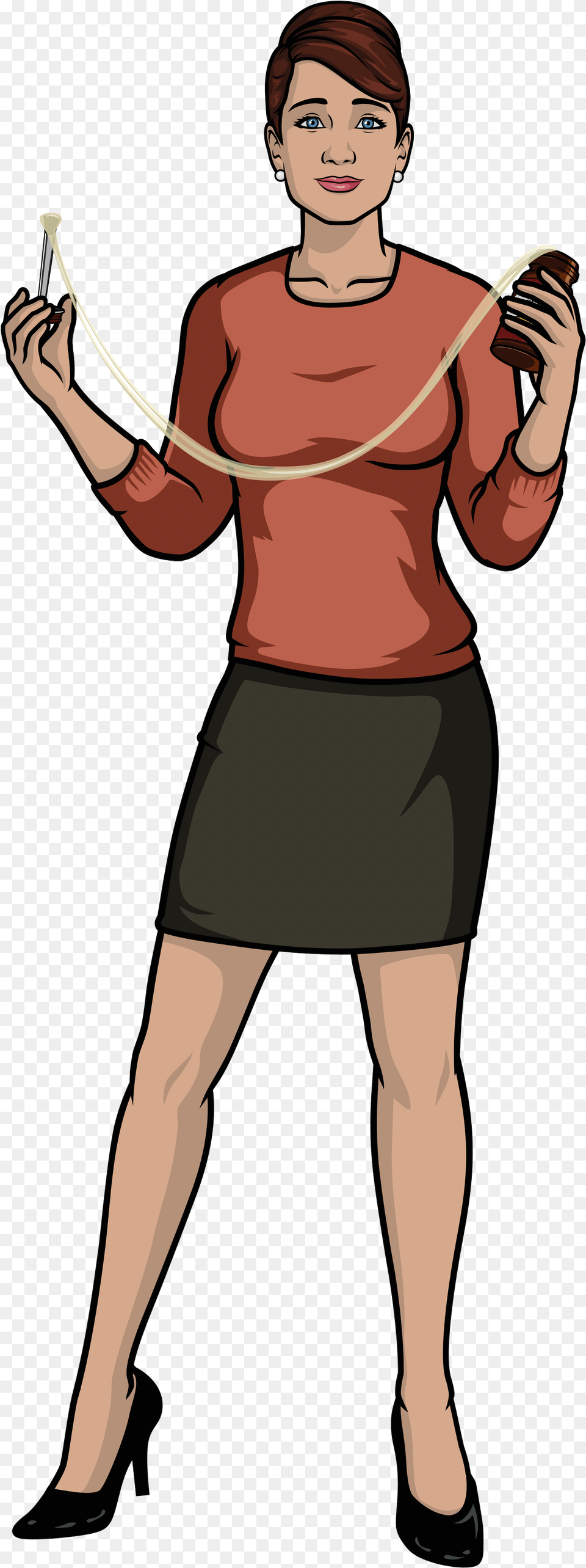 Archer Wiki Judy Greer Archer, Woman, Person, Female, Adult Free Transparent Png