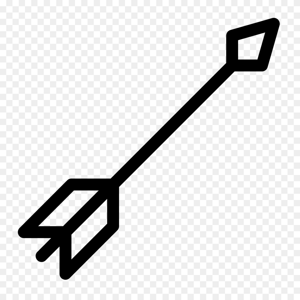 Archers Arrow Icon, Gray Free Png Download