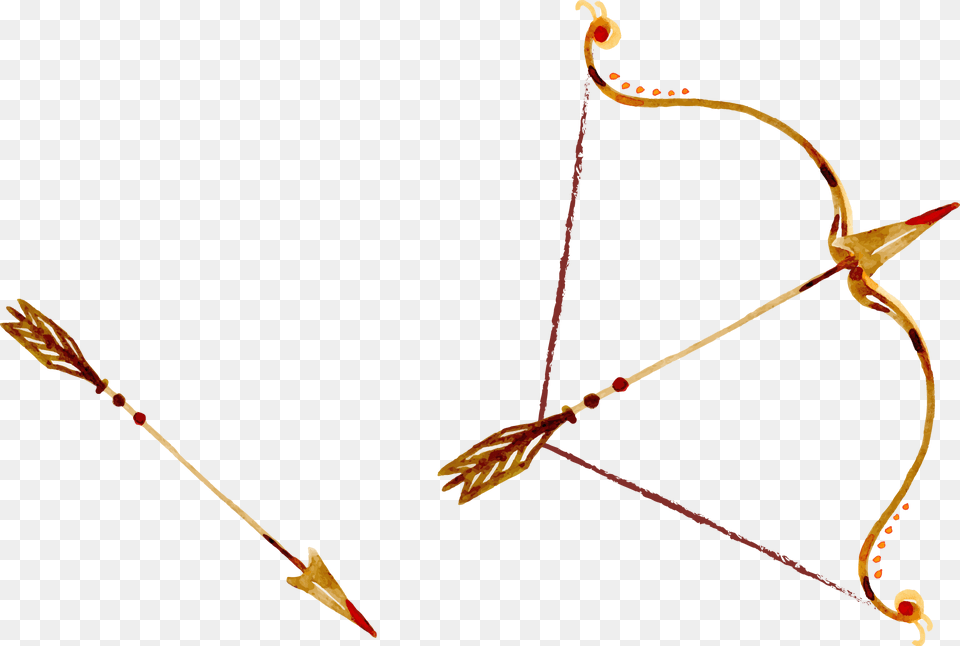 Archery Bow And Arrow Bow And Arrow Vector, Weapon Png