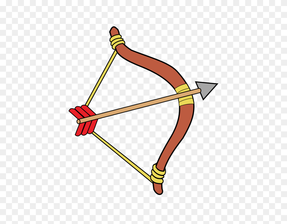 Archery Bow And Arrow Drawing Bowhunting, Weapon Png Image