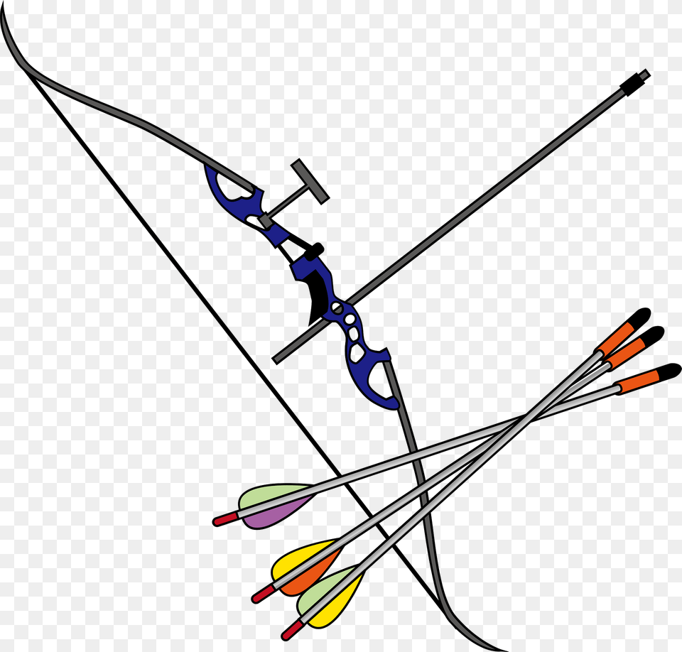 Archery Bow And Arrows Clipart, Weapon Free Png