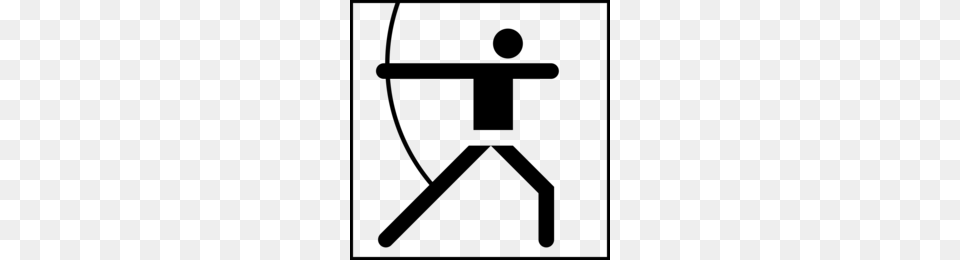 Archery Clipart, Gray Free Png Download
