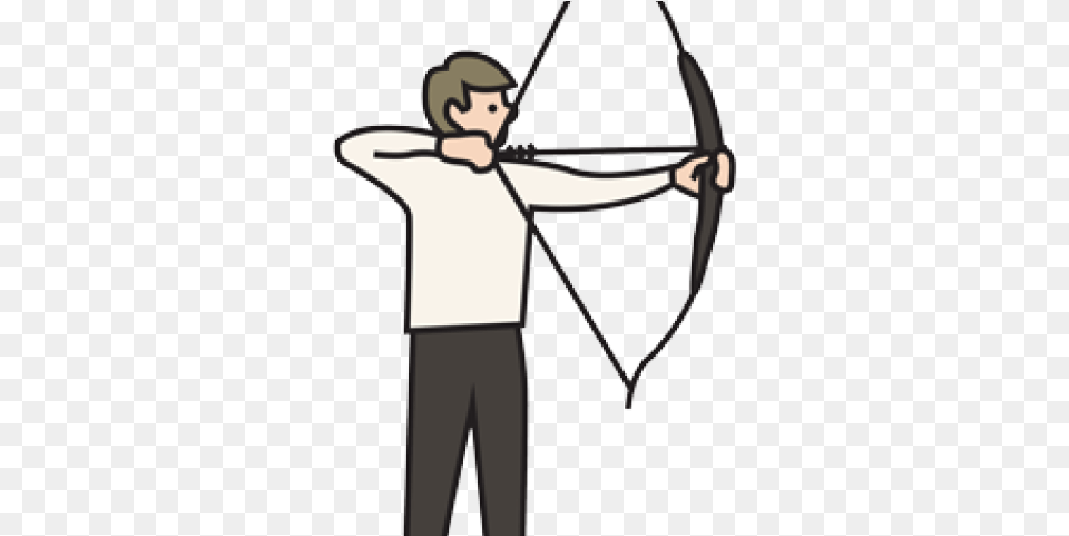 Archery Clipart Summer Olympic Longbow, Archer, Bow, Person, Sport Png