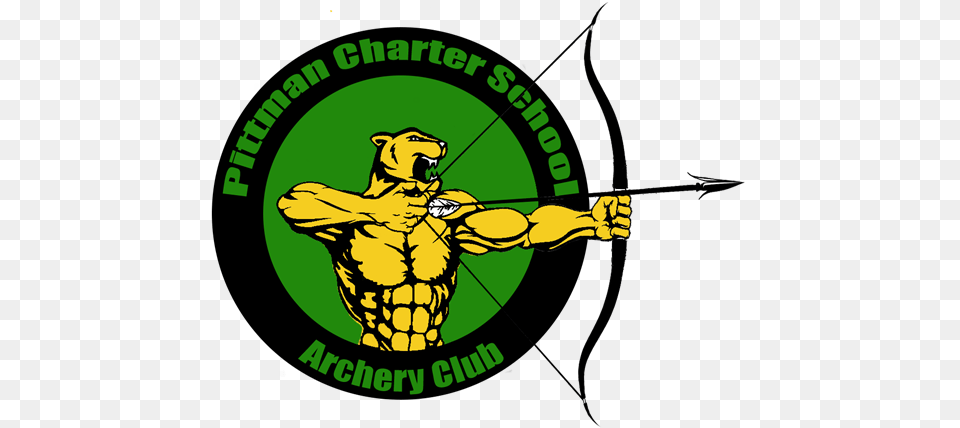 Archery Club Home Archery Club Logo, Weapon, Bow, Sport, Person Png Image