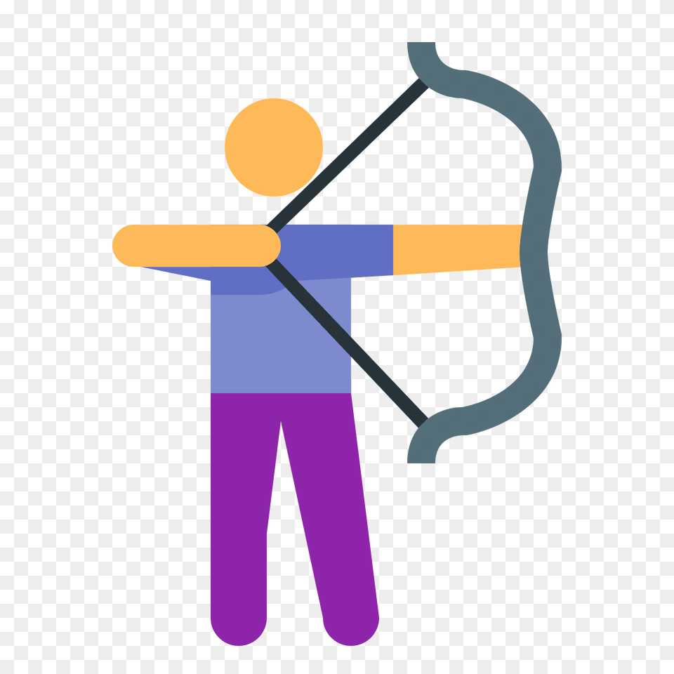 Archery Icon, Archer, Bow, Person, Sport Free Png