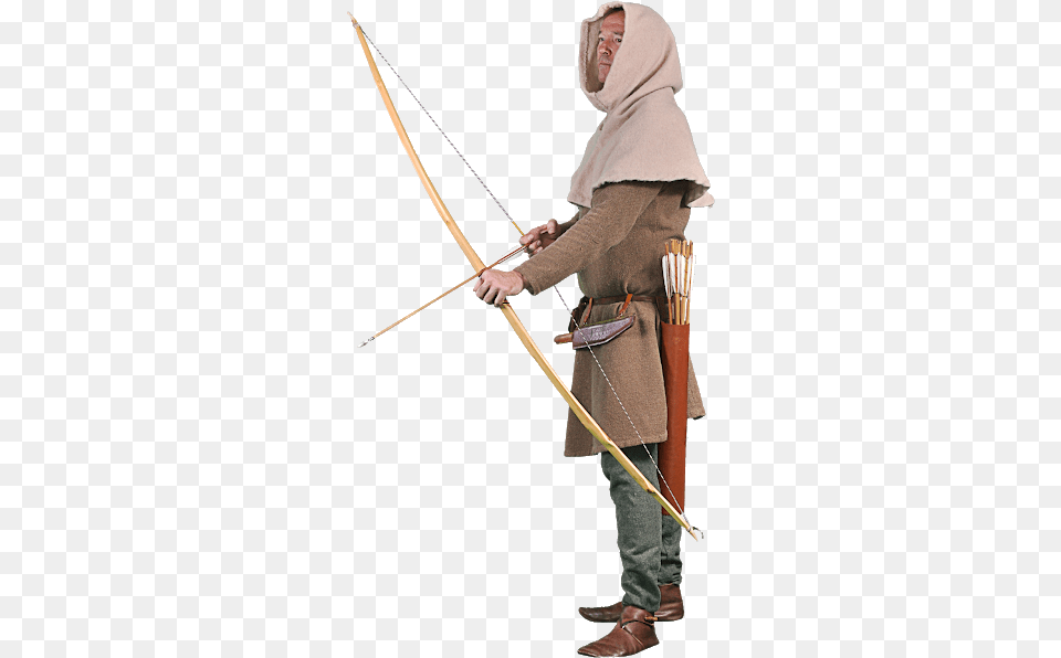 Archery Medieval Archer Viking Bowman, Weapon, Bow, Person, Sport Free Transparent Png