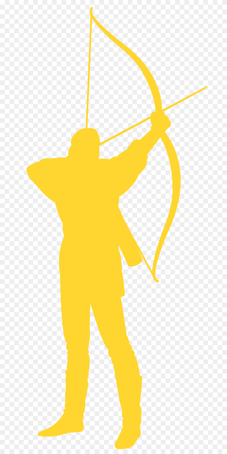 Archery Silhouette, Bow, Sport, Weapon, Archer Free Png Download