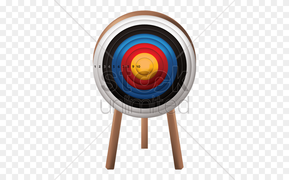 Archery Target Board Vector Image, Bow, Sport, Weapon, Archer Free Png Download