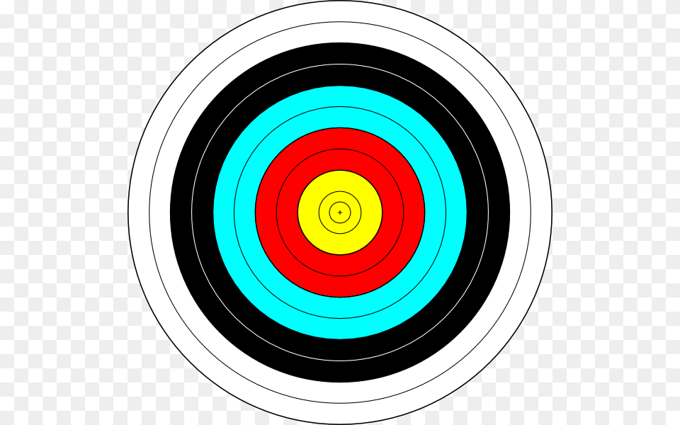 Archery Target Clip Art Vector, Bow, Sport, Weapon Png Image