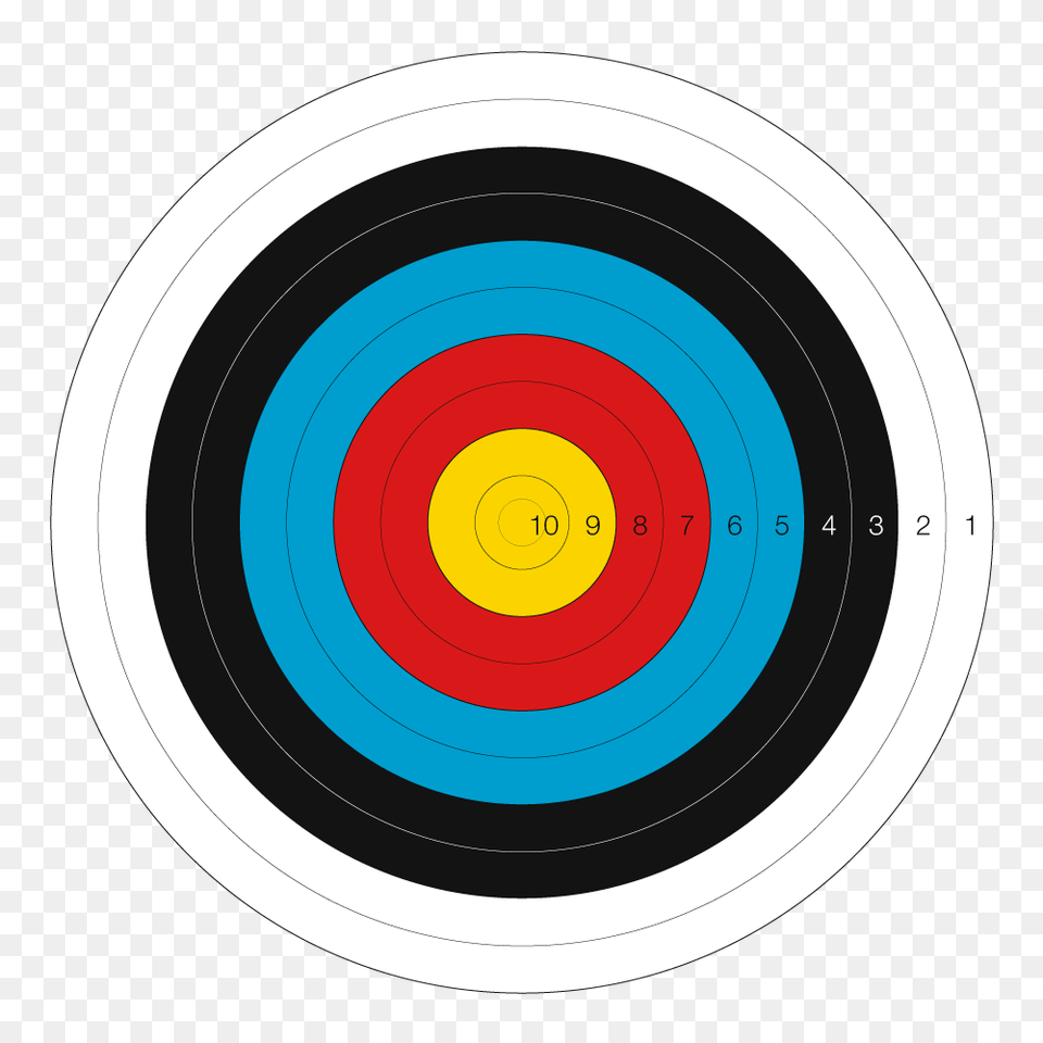 Archery Target Scoring Guide Target Archery, Weapon, Bow, Sport, Disk Png