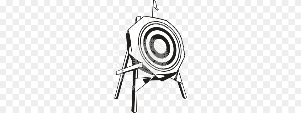 Archery Target Stand Black And White, Appliance, Blow Dryer, Device, Electrical Device Png Image