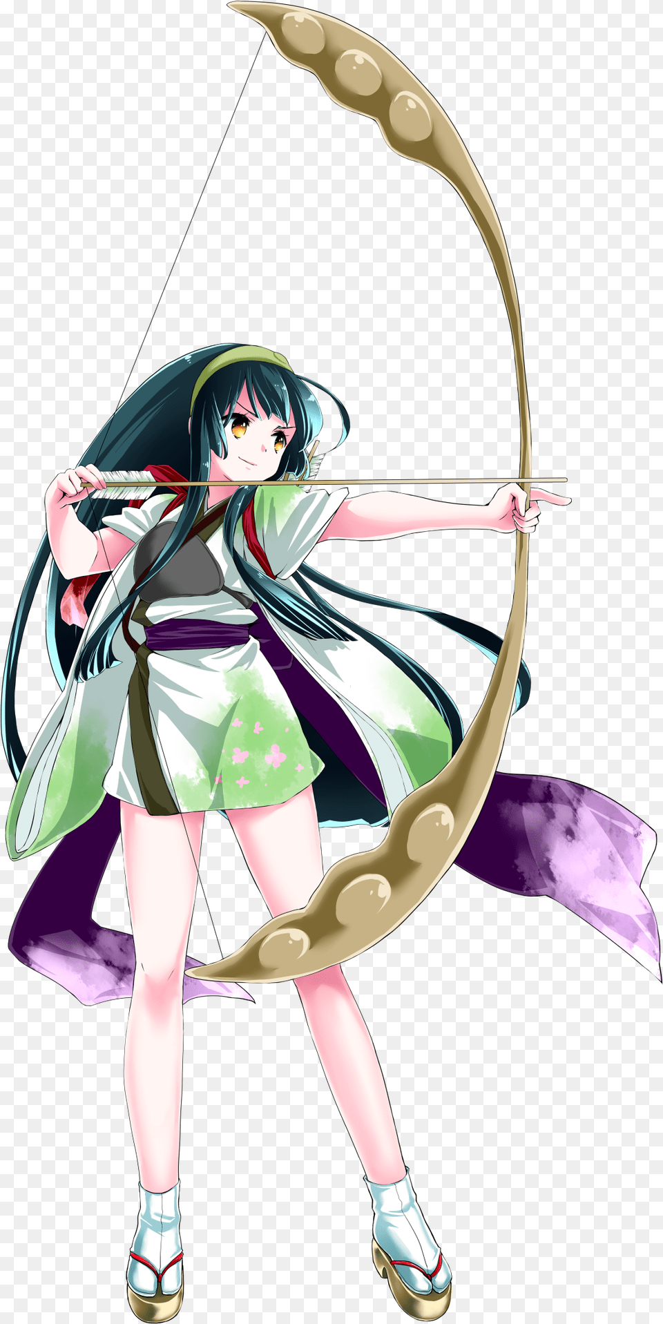 Archery Transparent Images All Archer Anime Girl, Comics, Publication, Book, Sport Free Png Download