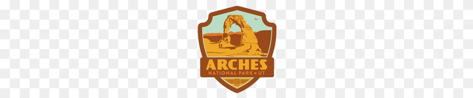 Arches National Park Emblem, Badge, Logo, Symbol, Mailbox Png Image