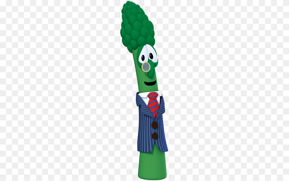 Archibald Asparagus Wearing Suit, Accessories, Formal Wear, Tie, Food Free Png Download