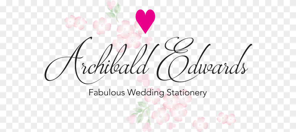 Archibald Edwards Award Winning Wedding Stationery Heart, Flower, Petal, Plant, Cherry Blossom Png