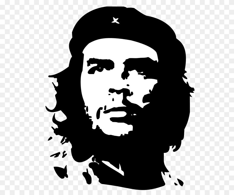 Archie Che Guevara, Stencil, Face, Head, Person Free Png Download