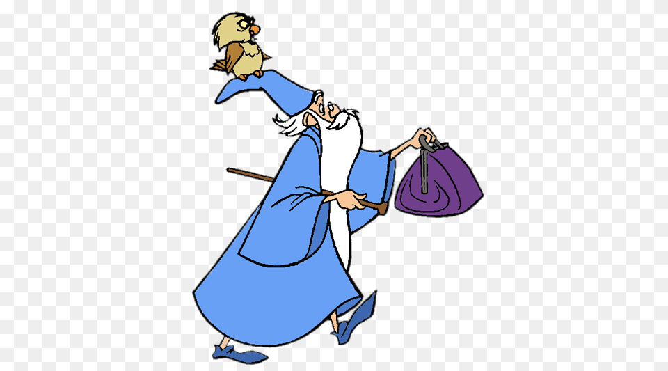 Archimedes On Merlins Head, Person, Cleaning, Cartoon Free Transparent Png