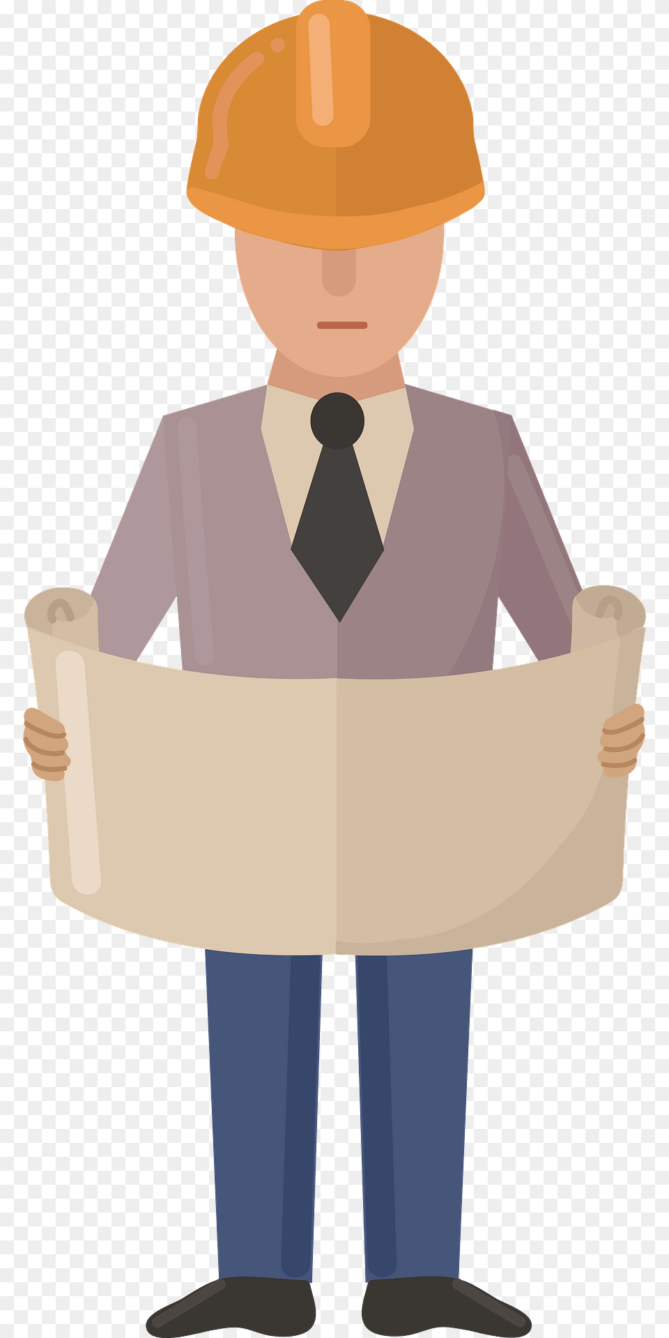 Architect Clipart, Clothing, Hardhat, Helmet, Person Free Png