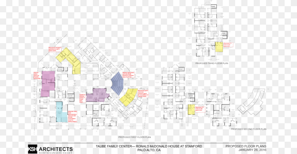 Architectural Floor Plan Of Renovations To The Taube Ronald Mcdonald Family Rooms Floor Plan, Cad Diagram, Diagram, Chart, Plot Png Image