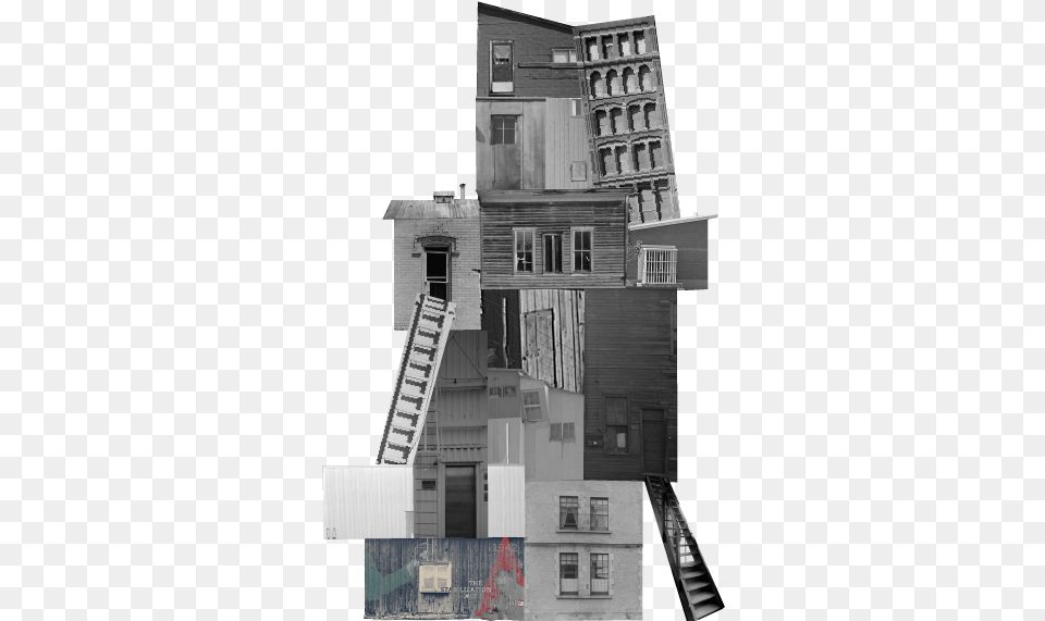 Architecture, Staircase, Housing, House, Collage Png